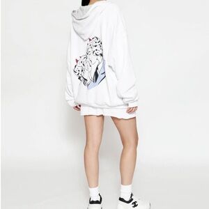 Boyslie SMITTEN ZIP-UP BOYFRIEND HOODIE